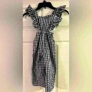 Plaid Girls Jumpsuit 